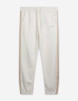 Joggingbroek - Contraststrepen - wit