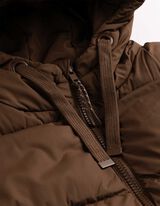 Lange Weste - Regular Fit - hellbraun