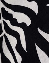 Halenkové tričko - Potisk po celé ploše - cerná