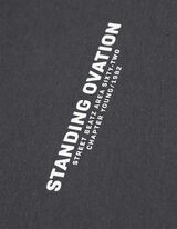 Hosszú ujjú felső - Túlméretezett fazon - sötétszürke