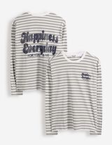 Langarmshirt - Streifen - gr&uuml;n