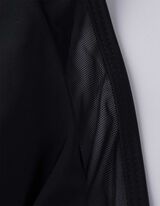 Badeanzug - Mesh - schwarz