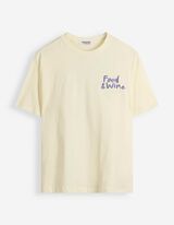 T-Shirt - Print - Gelb
