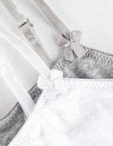 Bustieră - Pachet de 2 - Alb