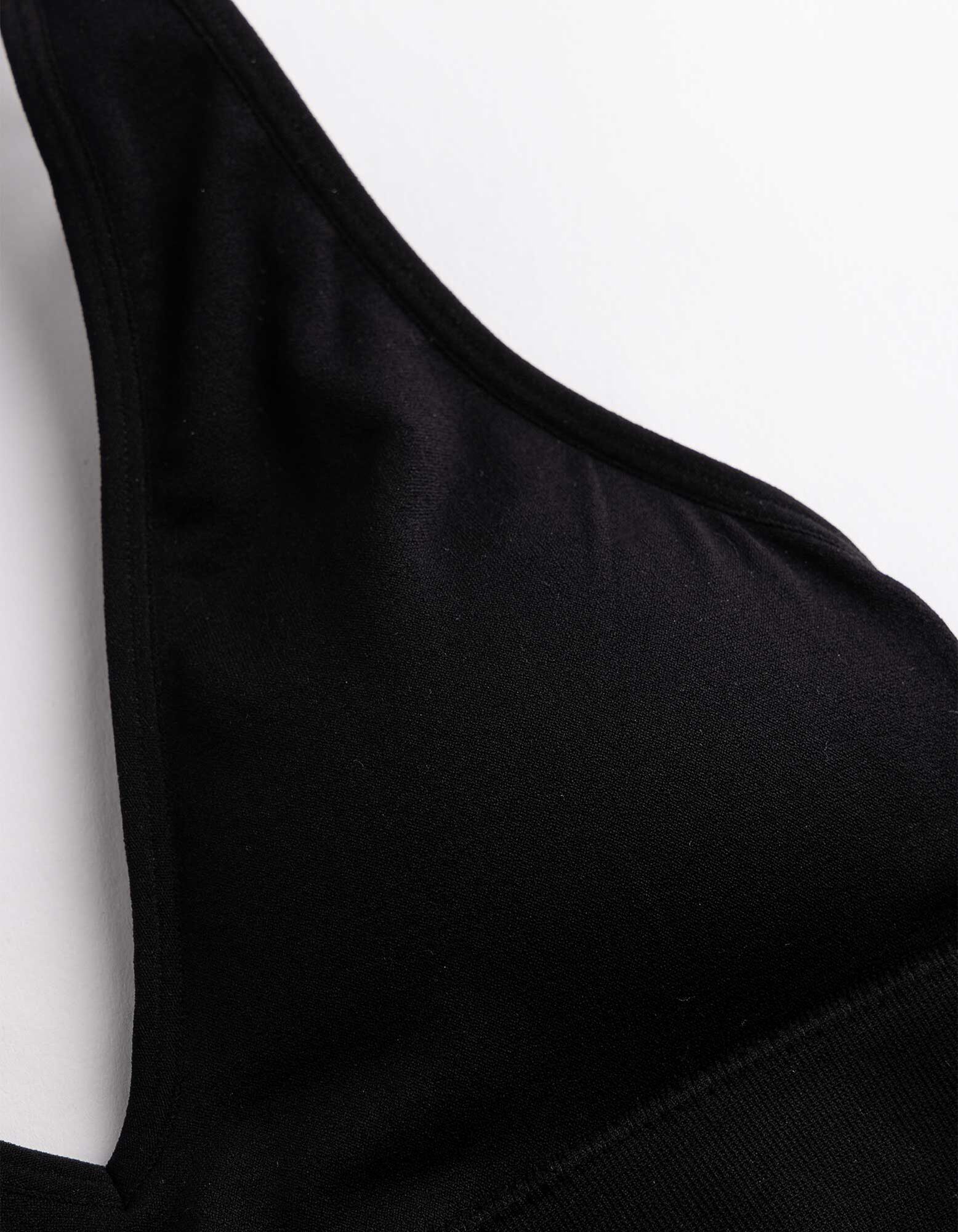 Bustier - &uuml;berwiegend nahtlos - Schwarz