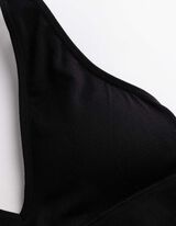 Bustier - &uuml;berwiegend nahtlos - Schwarz