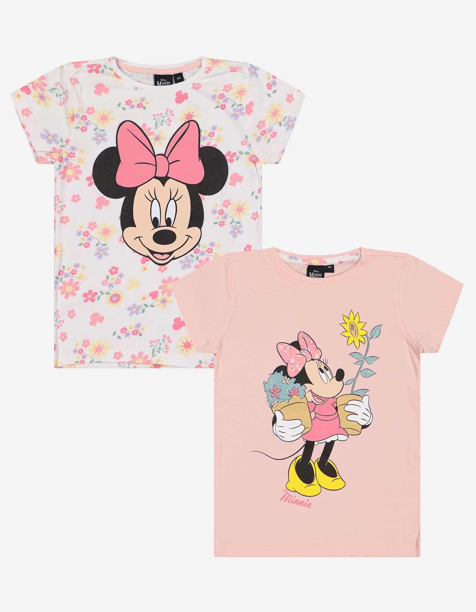 T-shirt - set van 2 - roze