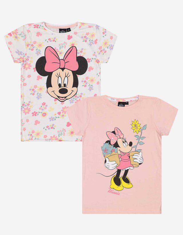 Mädchen T-Shirt Minnie Mouse - 2er-Pack  