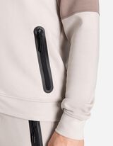 Sweatvest - Kap - lichtbruin