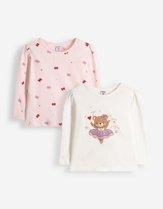 Langarmshirt - 2er-Pack