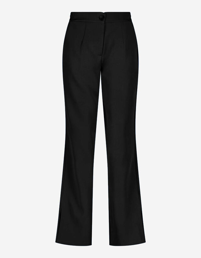 Pantaloni - Spacco laterale - nero