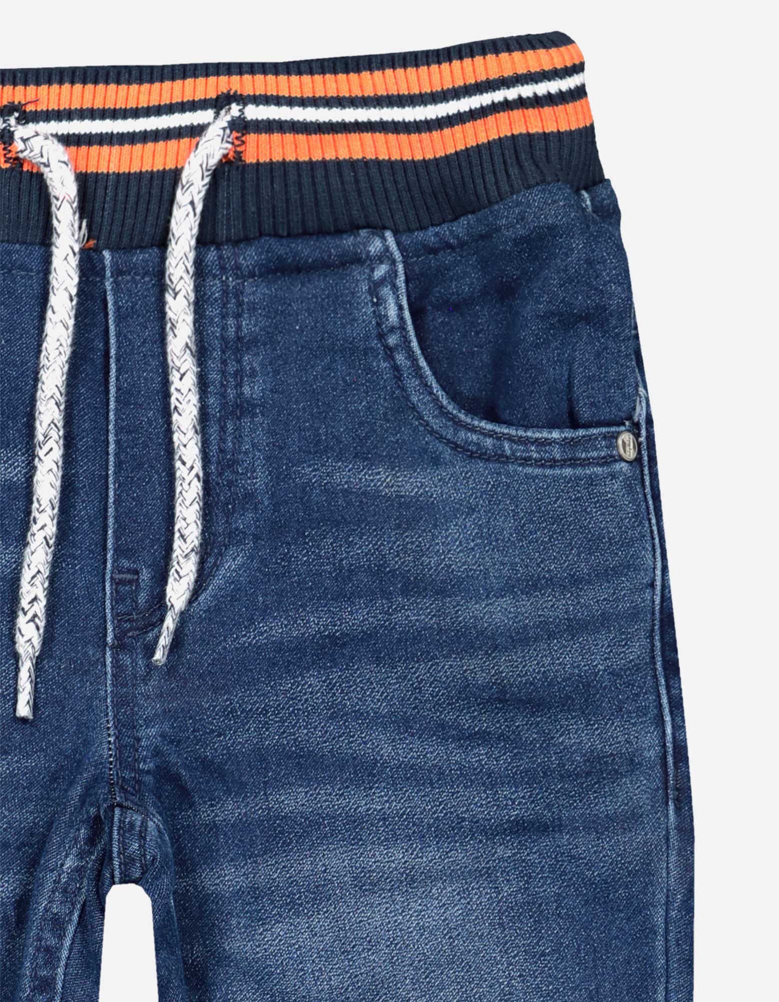 Pantalon de jogging - Coupe Straight Fit - Bleu fonc&eacute;