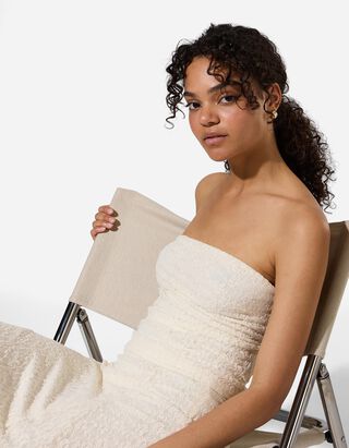 Top - Pizzo - bianco