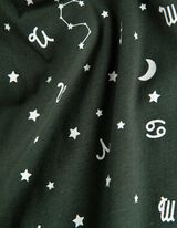 Pidžama pantalone - Vrpca na porubu - tamno-zelena