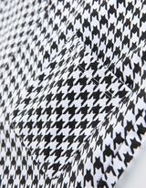 Zestaw koszuli z długim rękawem i sukienki w kratę - pepitka - rozowy