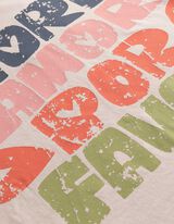 T-Shirt - Print - beige