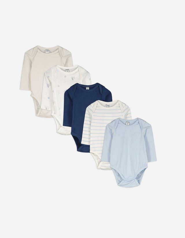 Romper lange mouw - Set van 5