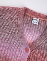 Cardigan - Grobstrick - bronzefarben