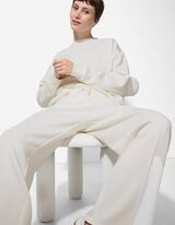 Pantaloni - Contenuto di modal - bianco