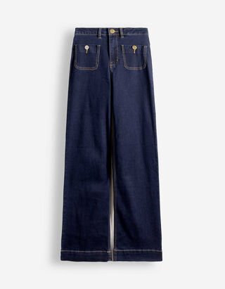 Jeans - Wide Fit - dunkelblau