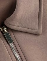 Jachetă sport - Fermoar - Maro