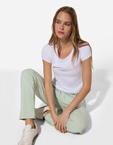 Pantalon - Coupe Regular Fit - menthe