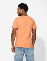 T-Shirt - Brusttasche - orange