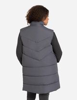 Dygsniuota liemenė - Atstumia vandenį - tamsiai pilkas