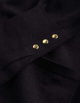 Longcardigan - Feinstrick - Schwarz