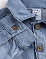 Hemd - Tencel - hellblau