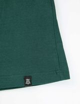 Tričko - Potlač v podobe správy - tmavozelena