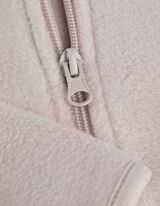 Sportska majica sa zatvaračem - Flis - bijela