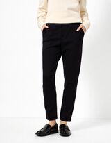 Jeans - Elastischer Bund - Schwarz