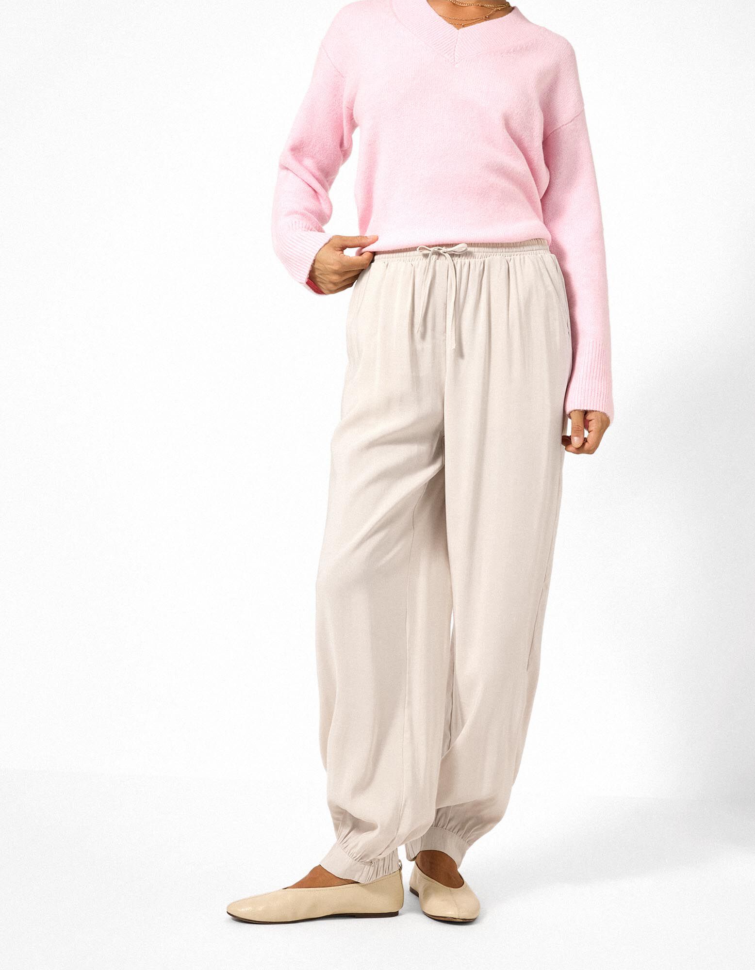 Broek - Ballon Pasvorm - Beige