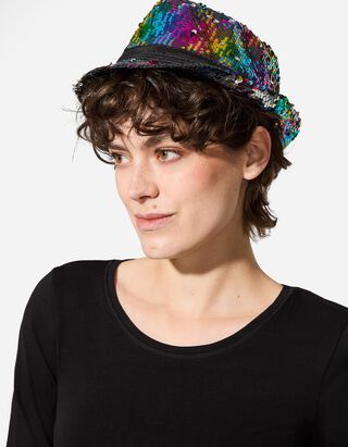 Kost&uuml;m - Glitzer Hut&nbsp; -