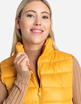 Liemenė - Stati apykaklė - sviesiai geltonas