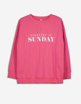 Sportska majica - Print s porukom - pink