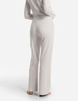 Pyžamový komplet pozostávajúci z trička s dlhým rukávom a nohavíc - bezova