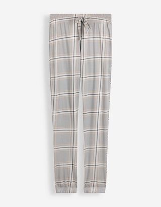 Pyjamahose - Allover-Muster - Grau