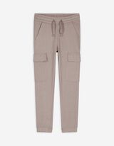 Cargohose - Aufgesetze Taschen - hellbraun