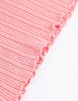 Maglione - Collo a mosca - rosa