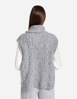 Slipover - Vlnen&yacute; vzhľad - seda