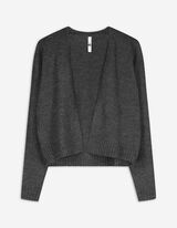 Cardigan - Strick - grau