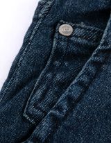 Jeans - Bundfalte - dunkelblau