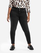 Dž&iacute;nsy - Girlfriend Fit - tmavomodra