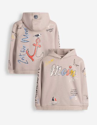 Hoodie - Kapuze - Beige