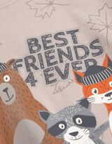 Longsleeve - Print - beige