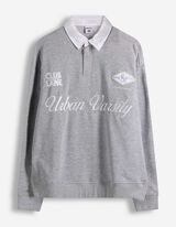 Mikina - Polo l&iacute;mec - seda