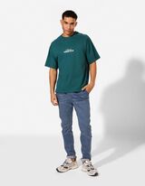 Jeans - Elastischer Bund - blau