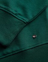 Sweatshirt - Oversized Fit - Dunkelgr&uuml;n